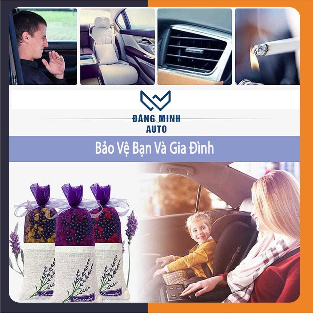 Túi than hoạt tính khử mùi ô tô hương hoa nhài oải hương hoa quế khử mùi không khí xe hơi ST009