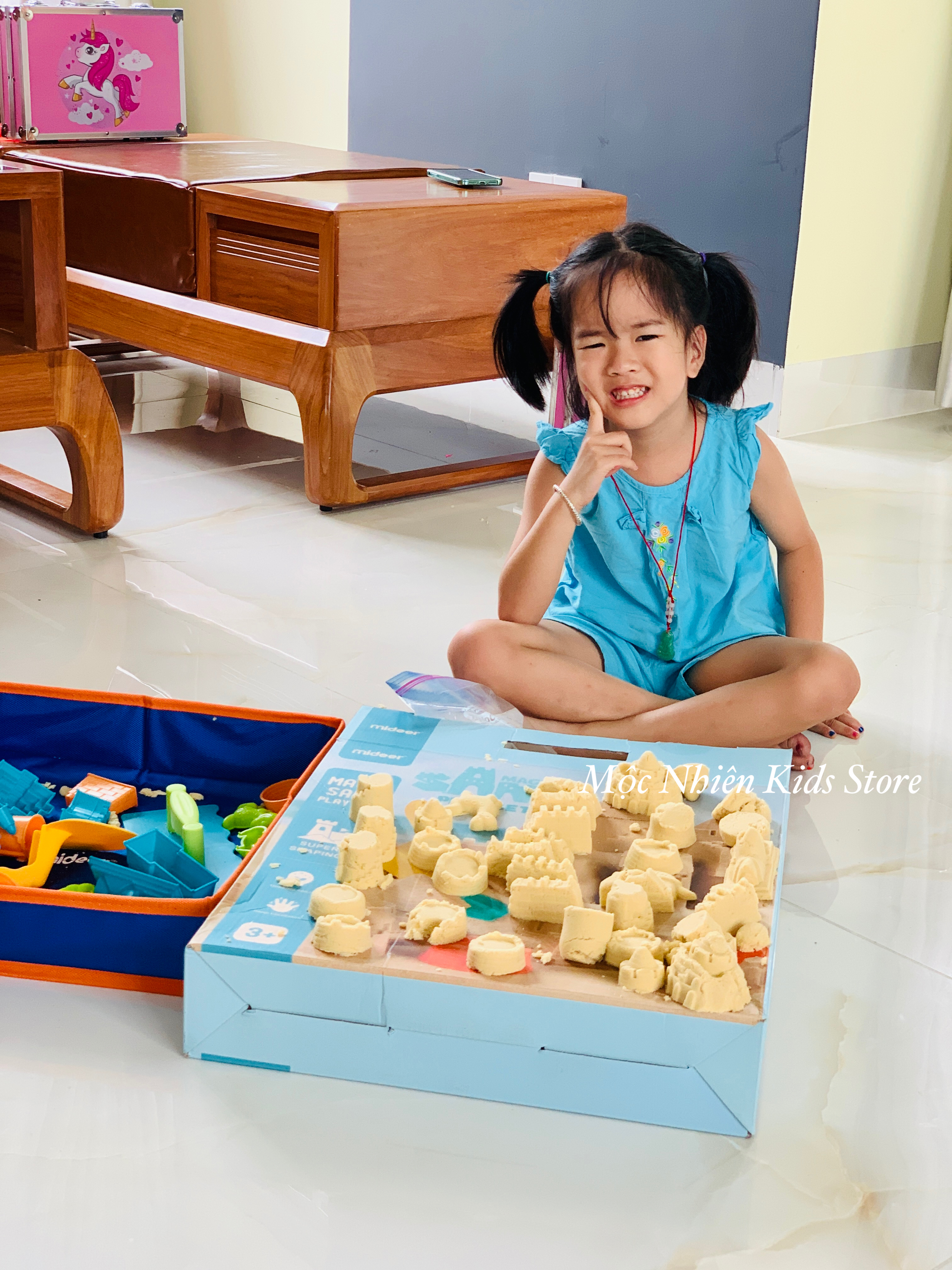 Đồ Chơi Cát Ma Thuật Mideer Magic Sand Play Set Dành Cho Bé 3 Tuổi, Đồ Chơi Cảm Giác Cho Bé