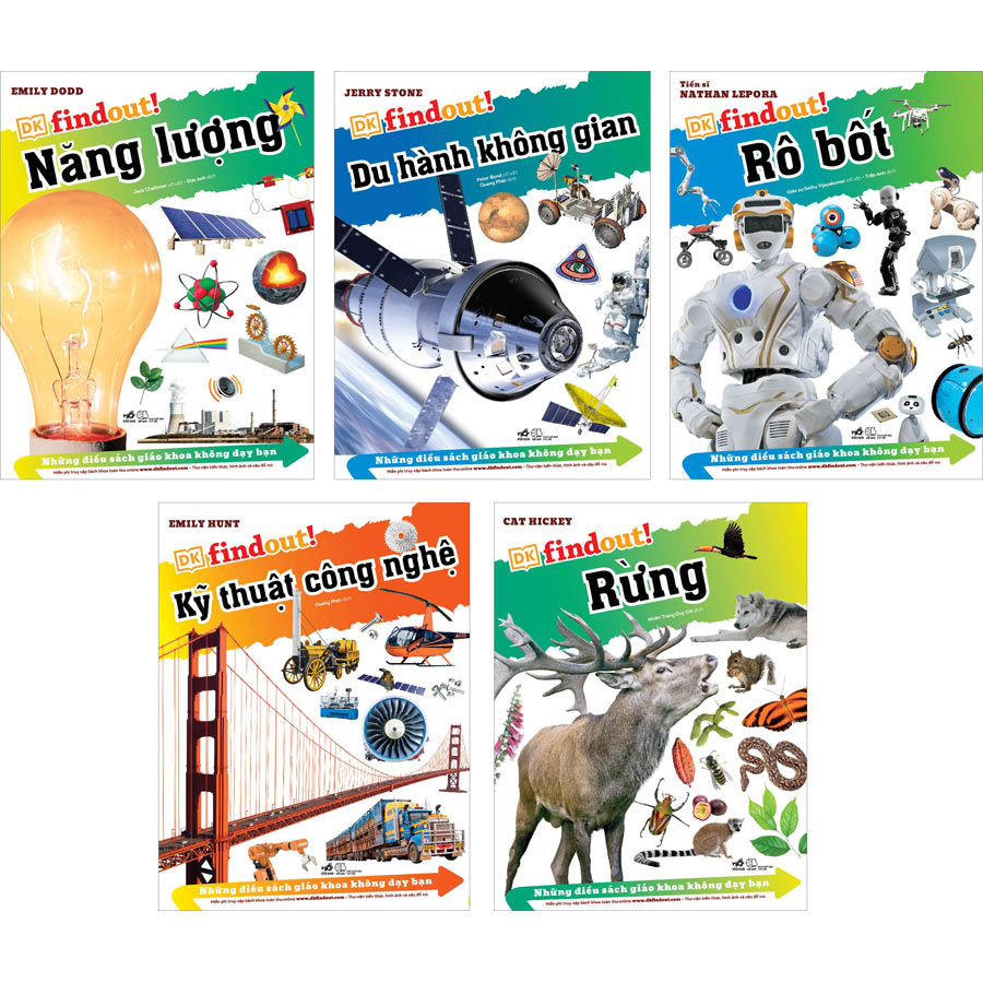 Bộ 5 cuốn DKfindout - Những điều sách giáo khoa không dạy bạn