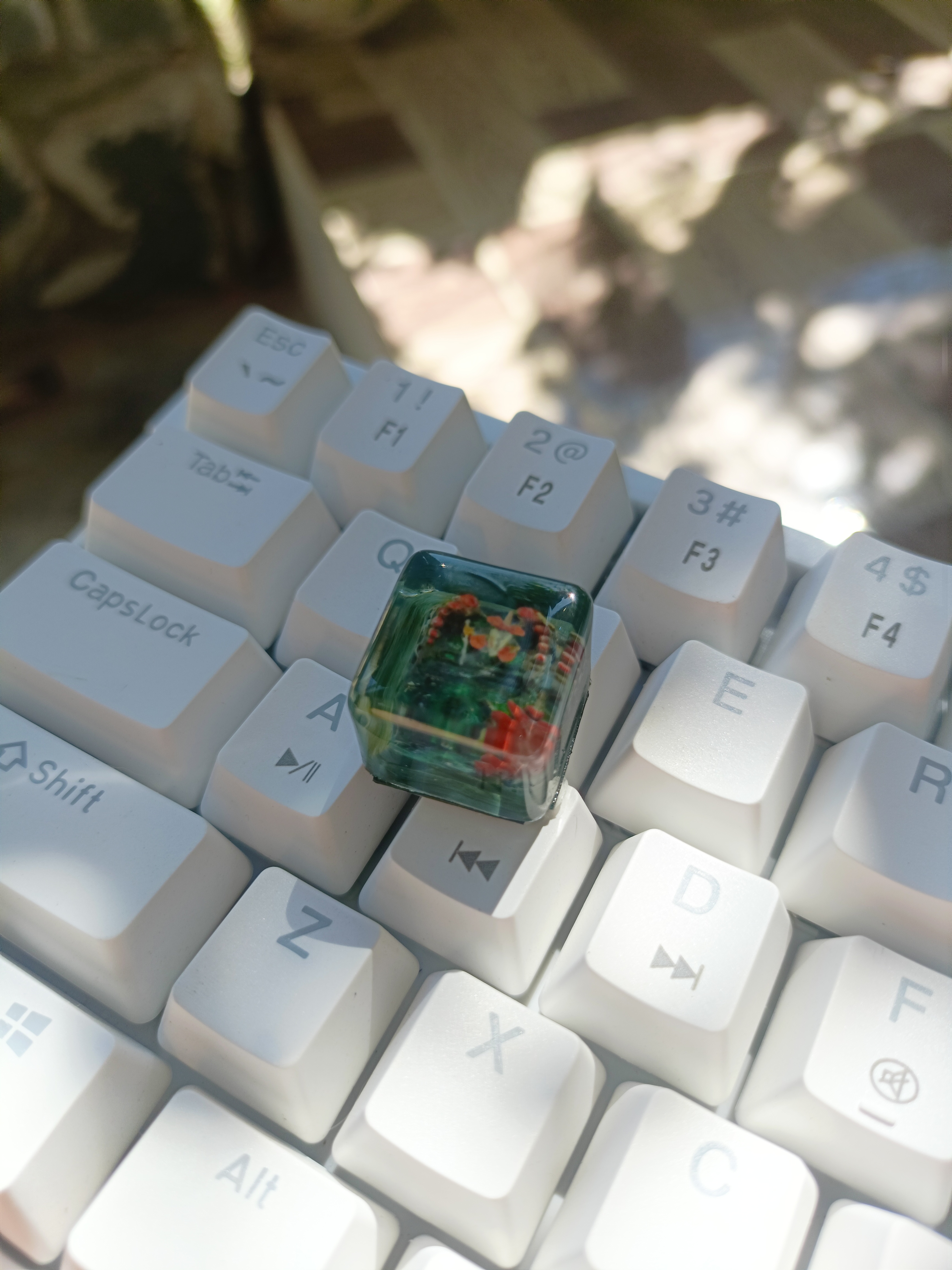 Keycap aristan pokemon marowak profile Cube trang trí bàn phím cơ