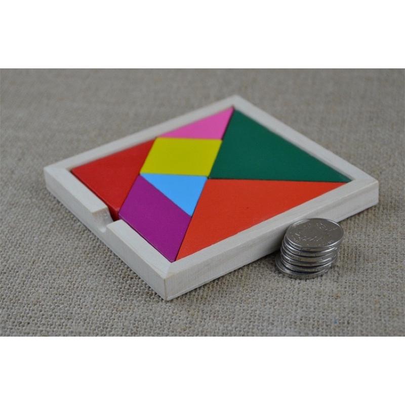 Bộ ghép trò chơi trí uẩn tangram cho bé phát triển trí tuệ