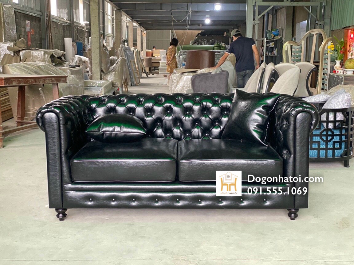 Ghế Sofa Bọc Da Chất Lượng Cao SF404 - Đồ Gỗ Nhà Tôi