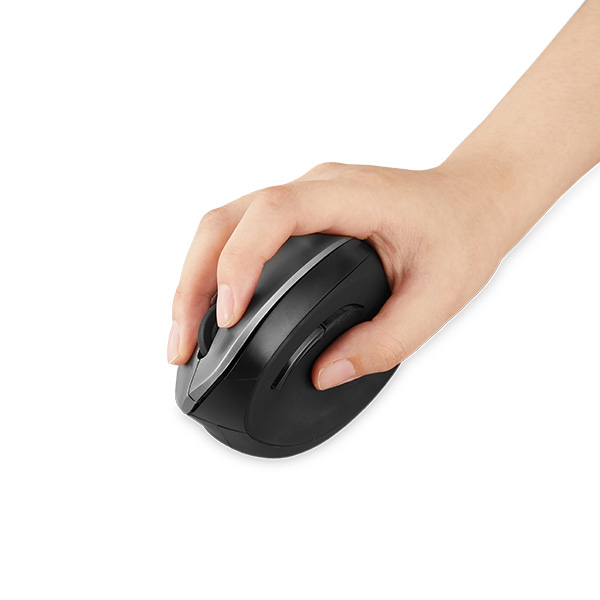 Chuột quang không dây thiết kế thoải mái giảm căng cơ , khoảng cách kết nối 10 mét - Comfi Wireless Vertical Mouse Actto MSC-215 - Hàng chính hãng