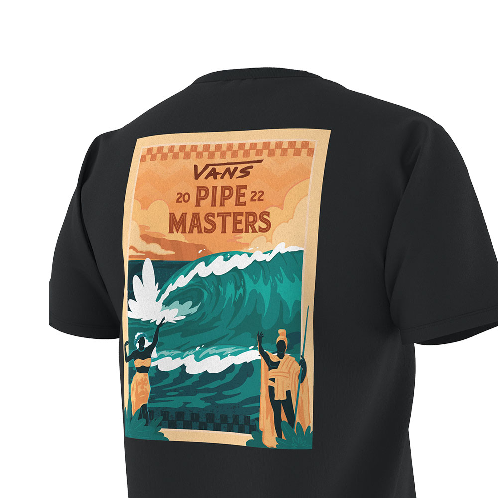 Áo Vans 2022 Pipe Masters Ss Tee VN00060JBLK