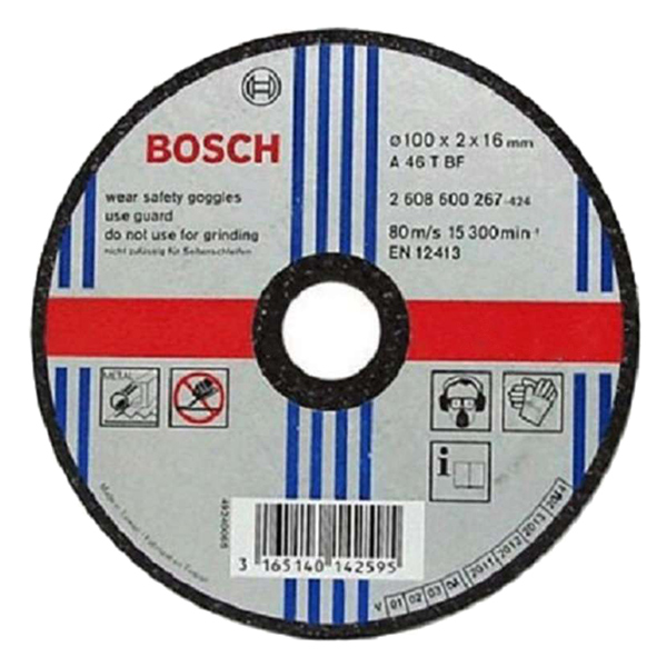 Đá Cắt Bosch (100 x 2 x 16mm) - Sắt