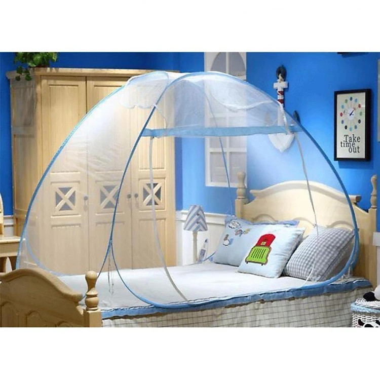 Màn, mùng chụp tự bung (1,8 x 2 m) - Màu , họa tiết ngẫu nhiên