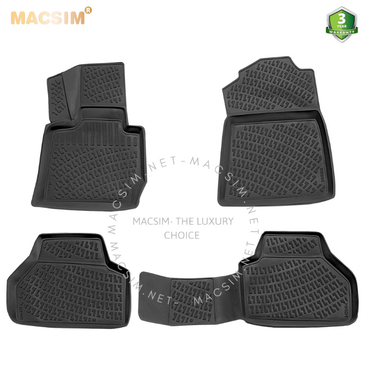 Thảm lót sàn ô tô nhựa TPU Silicon BMW X3 2011-2017 Nhãn hiệu Macsim
