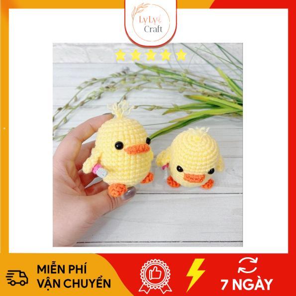 DIY Gói Nguyên Liệu Móc Len Thú Chibi Nhồi Bông  - Nghệ Thuật Móc Len Amigurumi Làm Quà Tặng Handmade Hoặc Deco