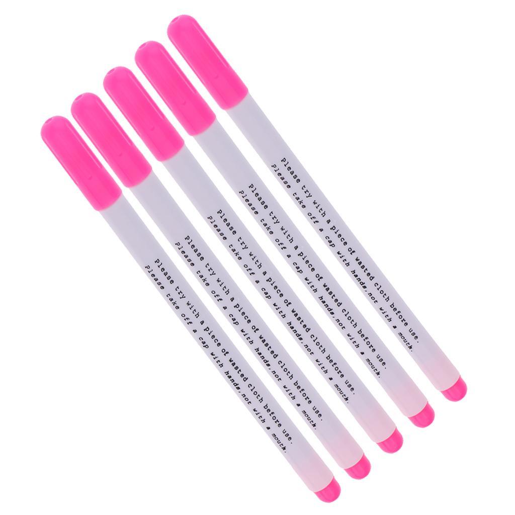 15 Pieces Water Erasable Pen Tailor Vanishing Marker Water Soluble Pens For Cross Stitch Fabric or Quilting Project