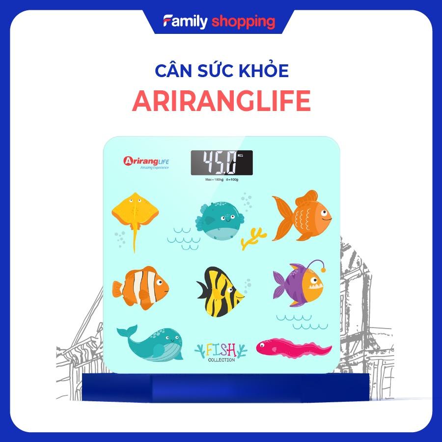 Cân điện tử sức khỏe - Cân điện tử gia đình ARIRANGLIFE AR-S18C mini tiện lợi, bền đẹp, độ chính xác cao