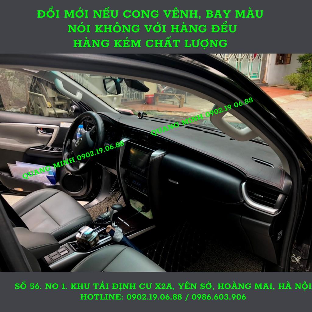 THẢM TAPLO DA VÂN CARBON XE TOYOTA FORTUNER 2017 - 2021