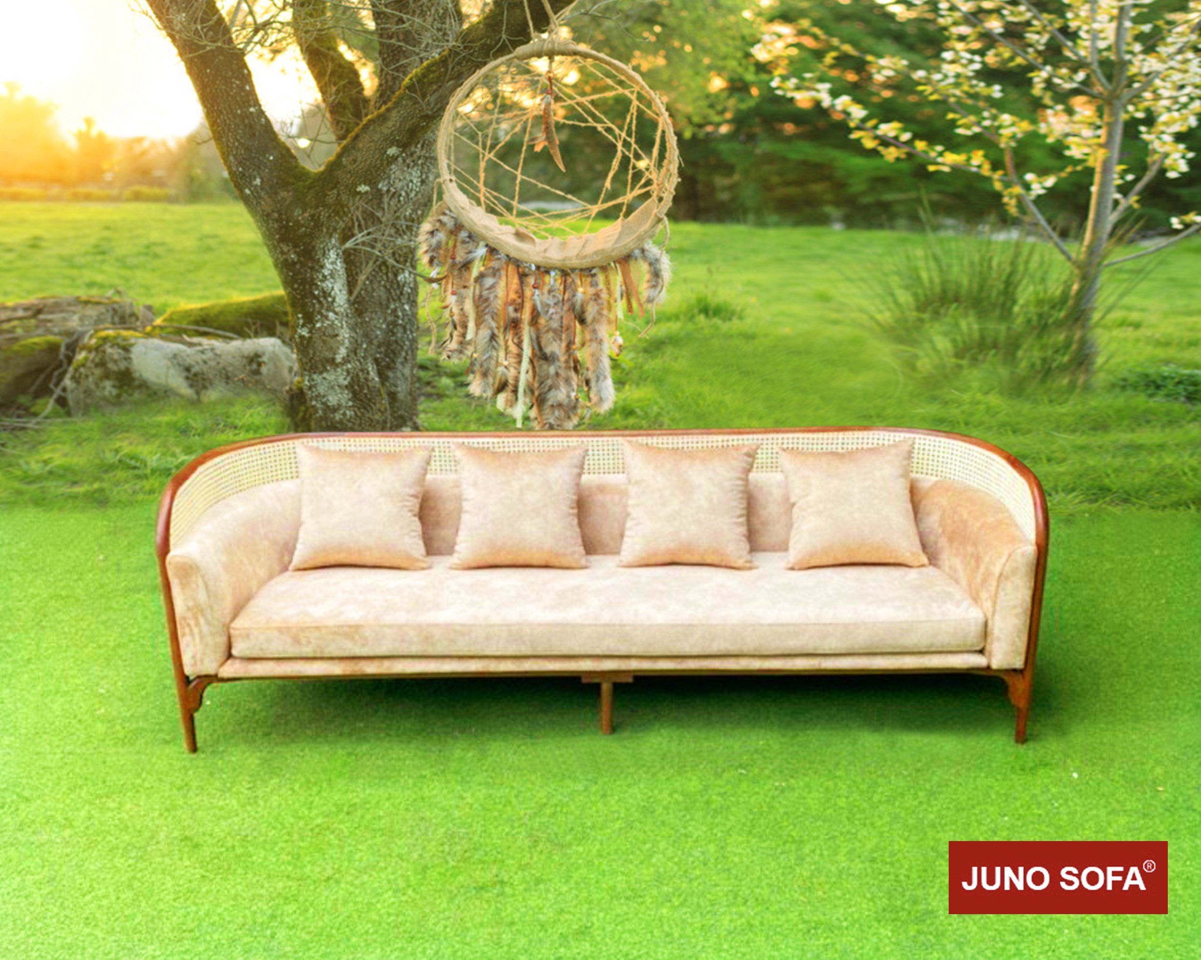 Sofa indochina juno sofa cao cấp mẫu M4 Phong cách Đông Dương tại TP.HCM, Hà Nội