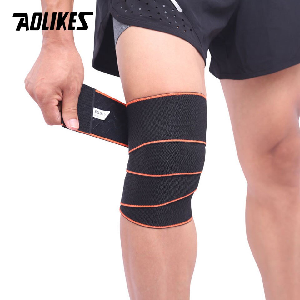 Bó quấn đầu gối thể thao AOLIKES A-1517 Sport knee support