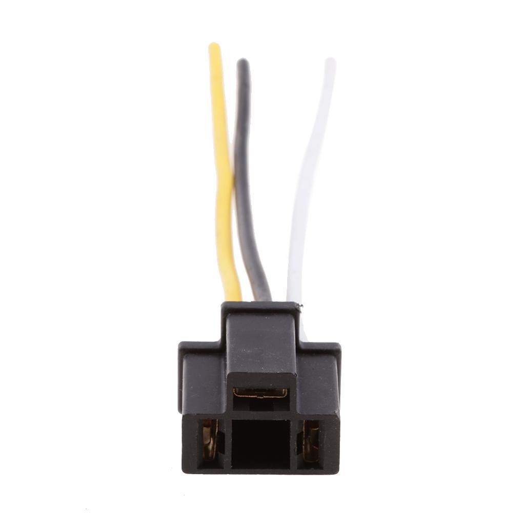 5 Pieces Car H4 Headlight Fog Lamp Wiring Harness Wire Connector Socket