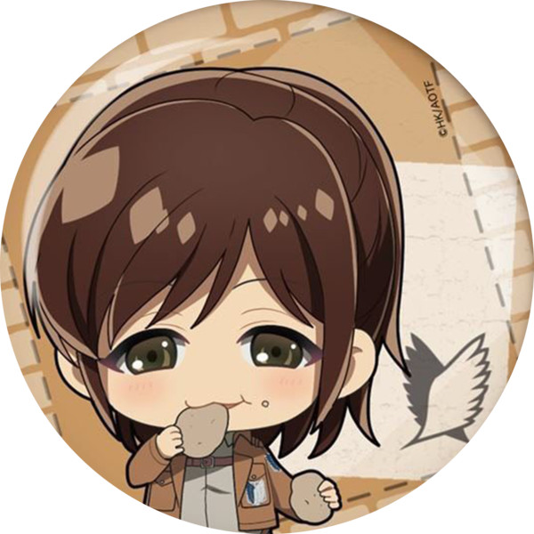 Huy hiệu in hình anime Attack On Titan anime chibi dễ thương huy hiệu cài áo (MẪU GIAO NGẪU NHIÊN)