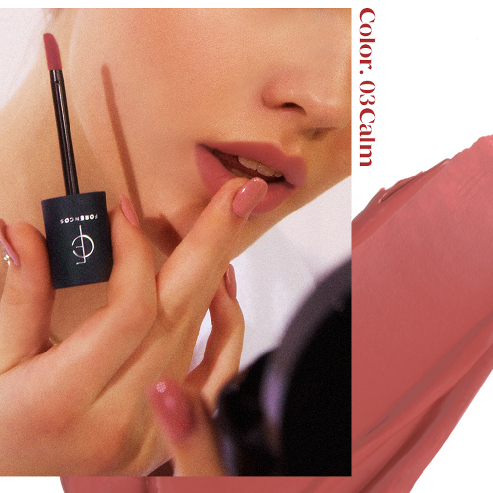 Son kem lì FORENCOS Lip Tattoo MATTOO Tint, trọn bộ 6 màu tươi sáng