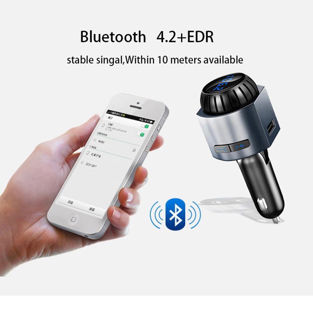 Wireless USB Car Radio Adapter With MP3 Player Black