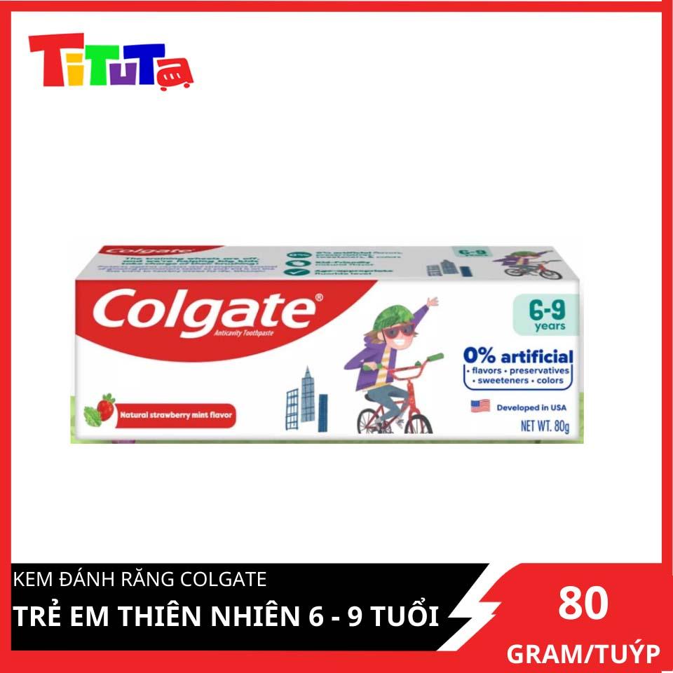 Kem đánh răng Colgate Kid Free From 6-9 80g