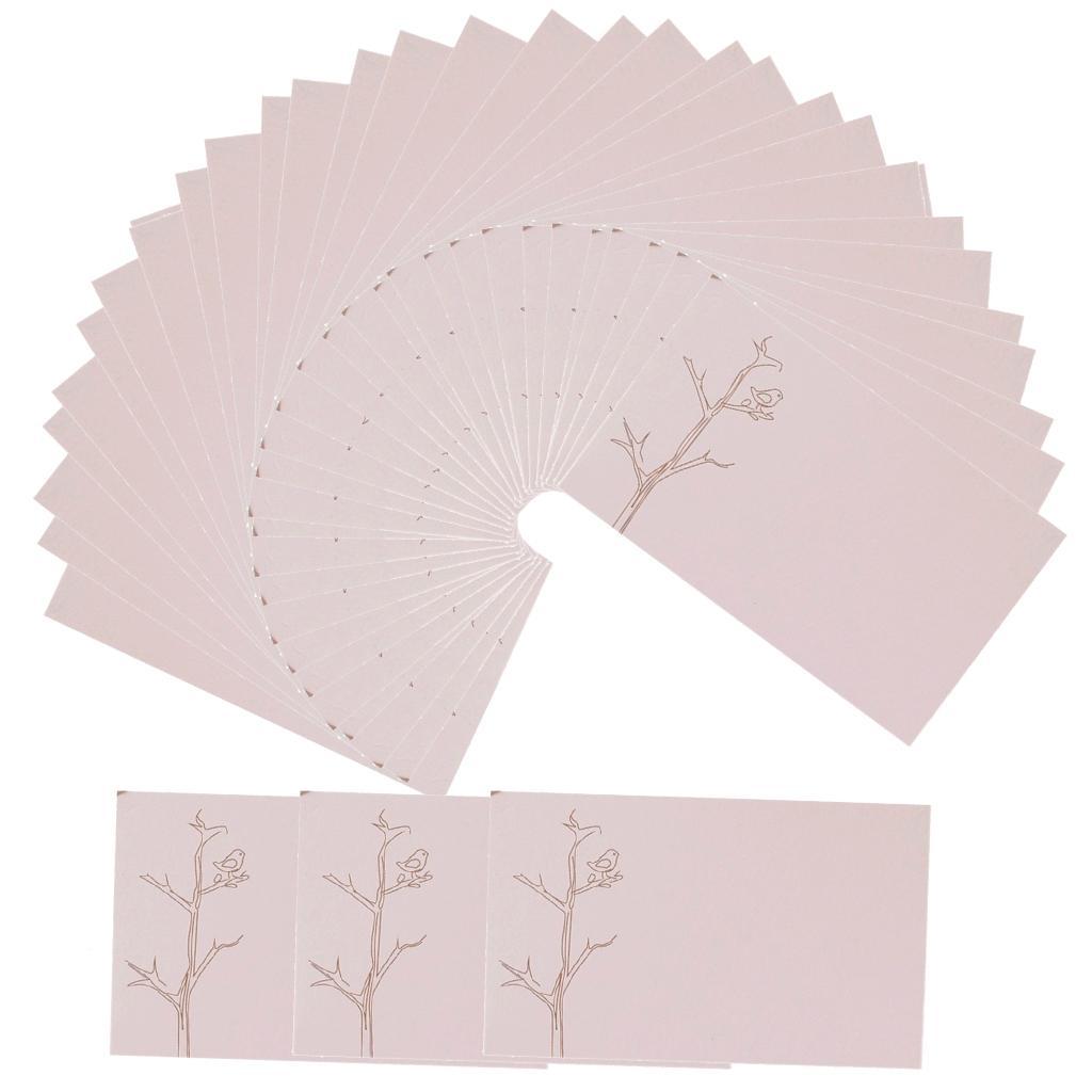 50Pcs Wedding Party Table Name Place Cards Favor Decor Personalised Cards