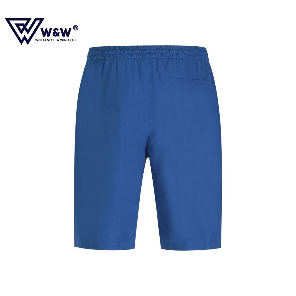 Quần Short Nam W&amp;W Vải Gió Cạp Chun, Chất Liệu Mỏng Nhẹ, Thoáng Mát, Dáng Thể Thao Trẻ Trung WSH25