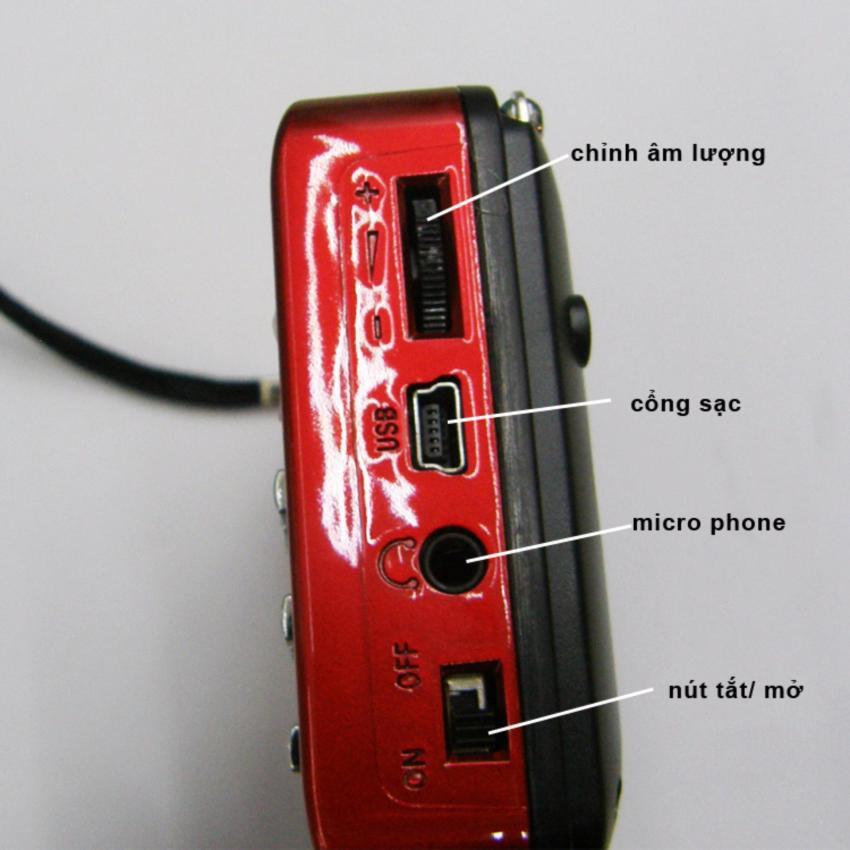 Loa usb, thẻ nhớ, FM CRAVEN CR-16 - hàng chính hãng