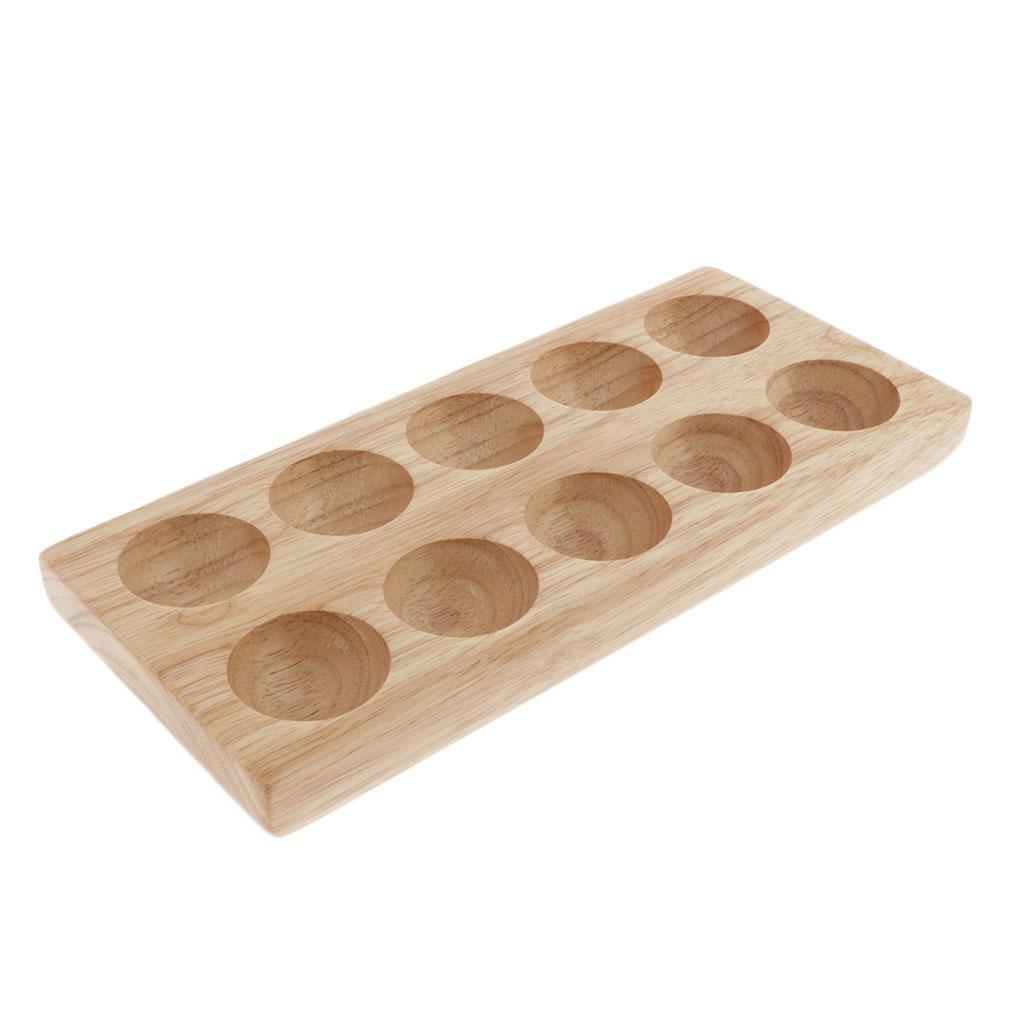 Natural Wood Display Rack 10x Display Rack Bottles