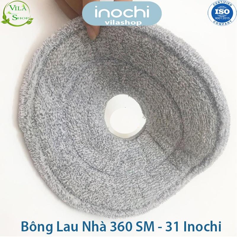 Cây Lau Nhà, Bộ Cây Lau Nhà Tròn Xoay 360 SM - 31, Chính Hãng Inochi Đạt Tiêu Chuẩn Xuất Nhật