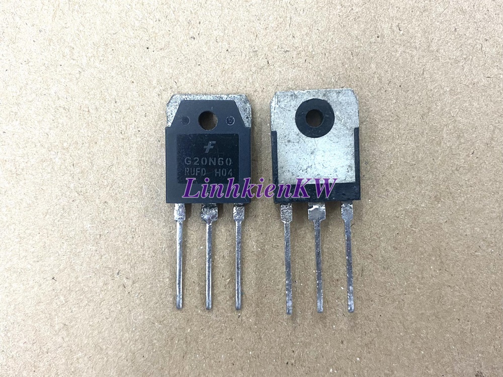 IGBT G20N60RUFD G20N60 20A 600V TO-3P bóc máy chân dài !