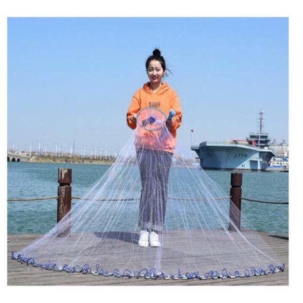 Siêu rẻ- chài cước rút THÁI LAN hàng cao cấp siêu nhậy tàng hình bắt dc rất nhiều cá y hình