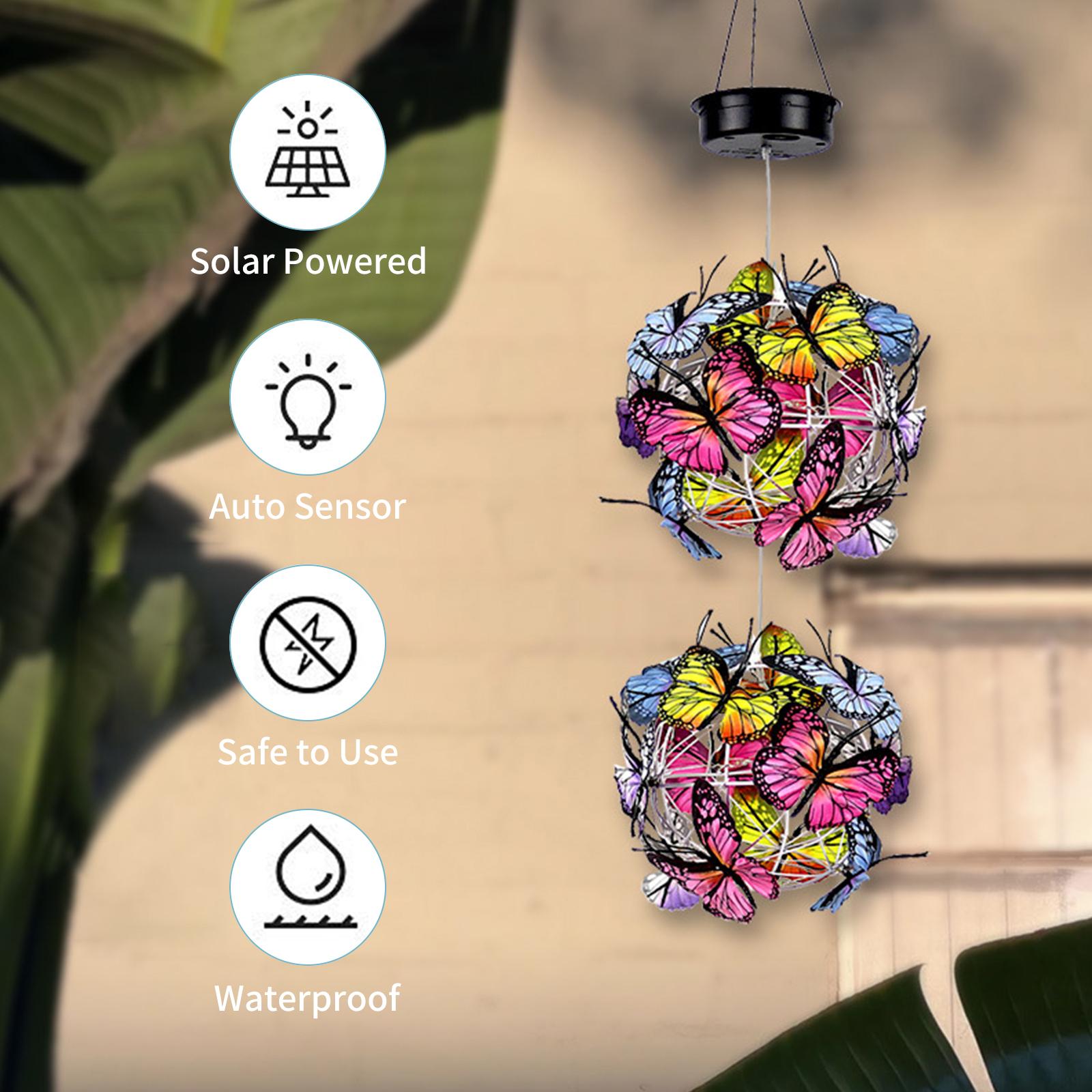 Đèn Lồng Treo Led Trang Trí Thay Đổi 7 Màu