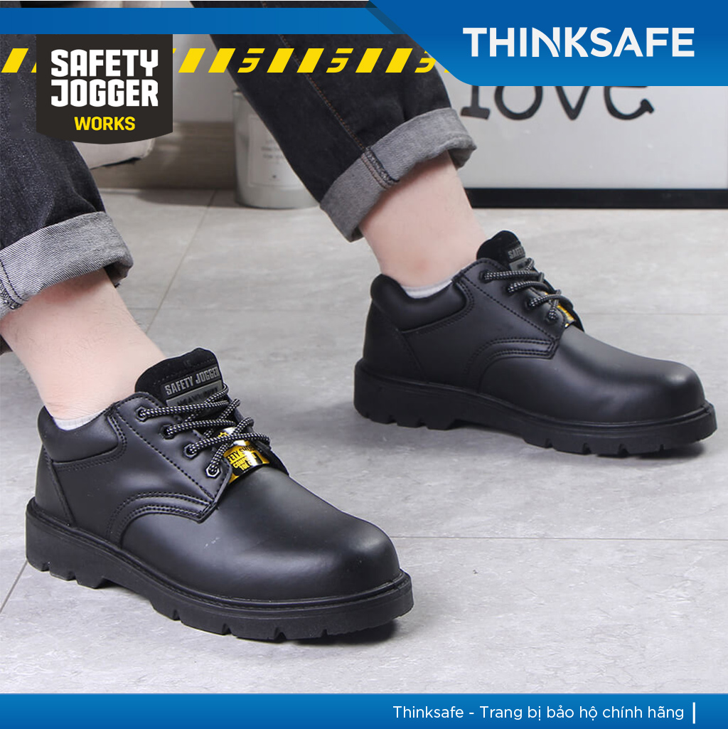 Giày bảo hộ lao động nam Safety Jogger, giày chống đinh cổ thấp, chống nước, kiểu dáng thể thao, giầy công trường, công trình cao cấp - giày bảo hộ lao động X1110