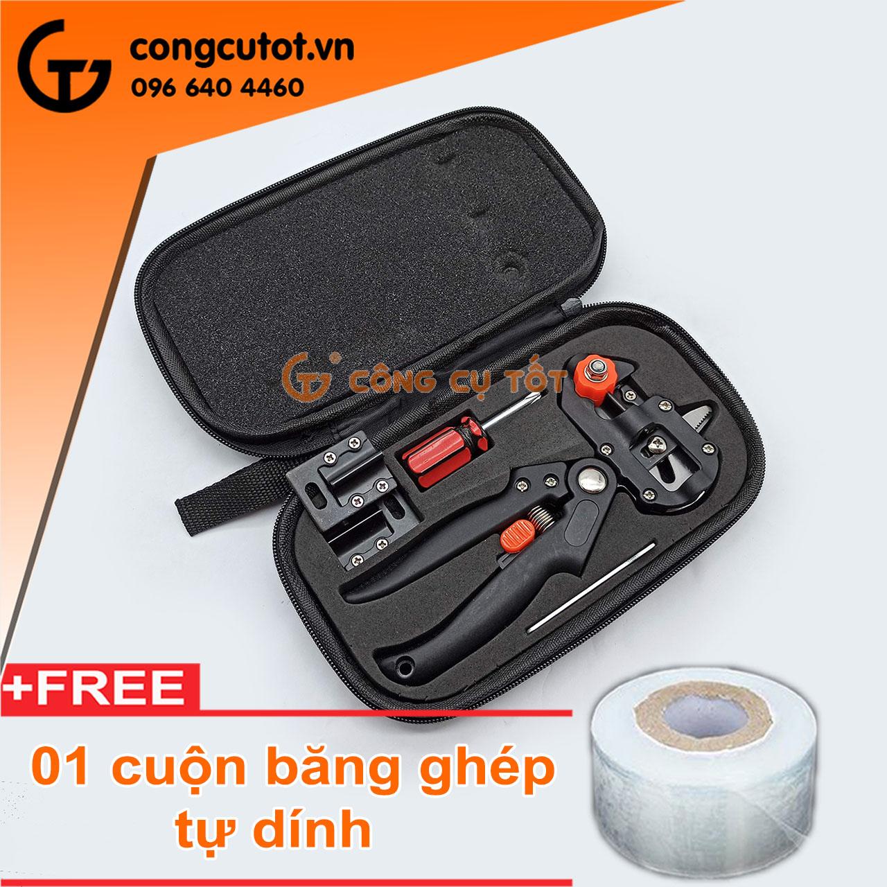 Kéo ghép cây túi dù Đài Loan thép SK5 Nhật Bản TẶNG băng keo ghép cây