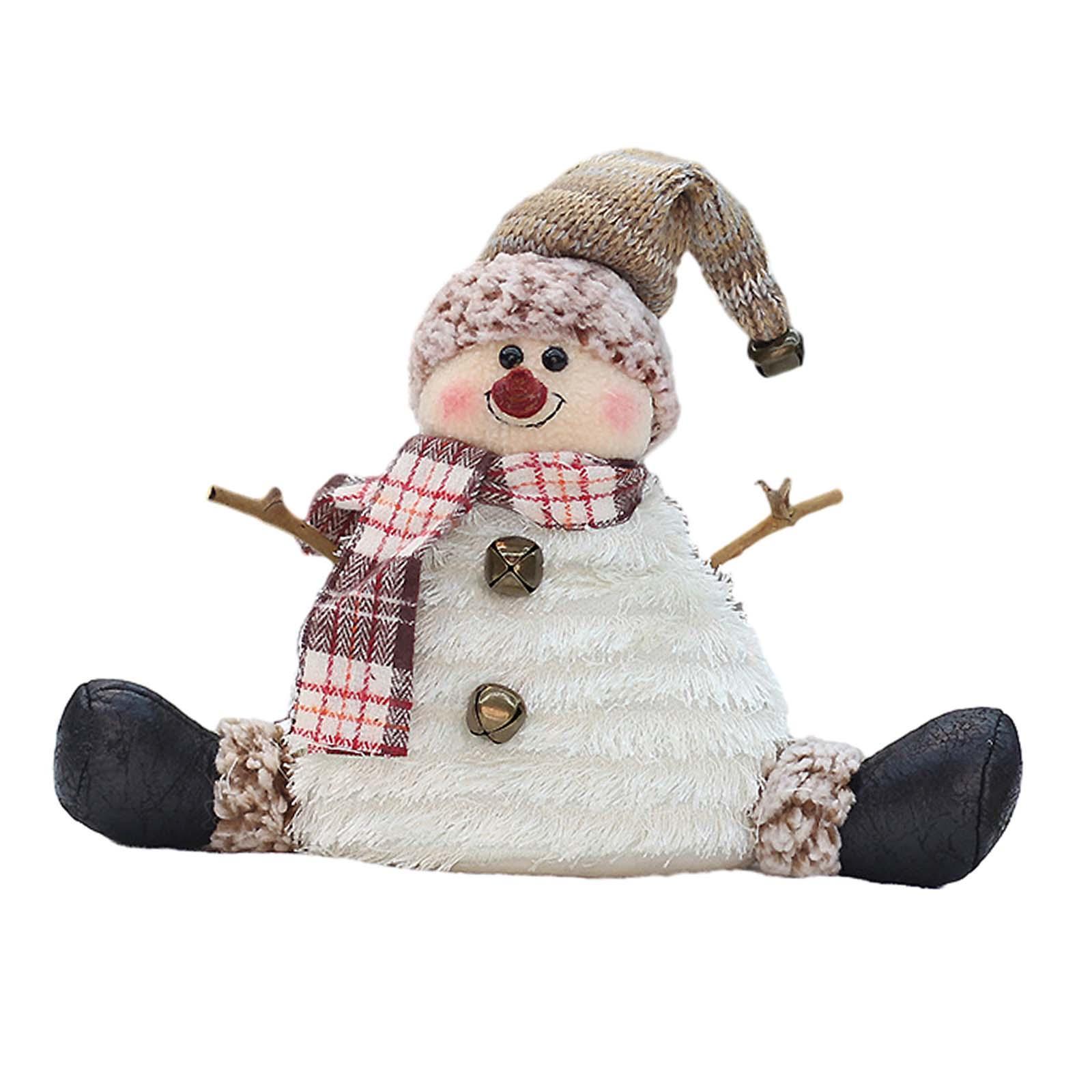 Christmas Dolls Tree Decor Christmas Gifts Snowman Doll Table Centerpiece Exquisite Cute Lovely Christmas Ornaments for Party