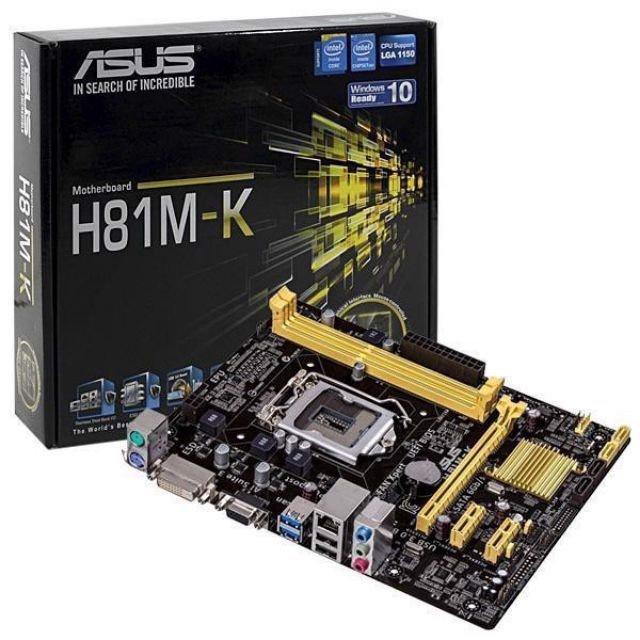 MAIN ASUS H81M-K - Full box hàng chính hãng - bảo hành  vĩnh xuân