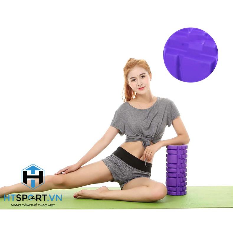 Con Lăn Foam Roller Massage, Dãn Cơ Tập Gym, Yoga Hàng Chuẩn Chính Hãng