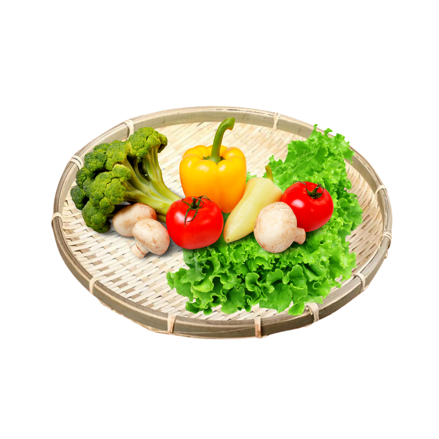 Bộ mẹt tre đan tròn