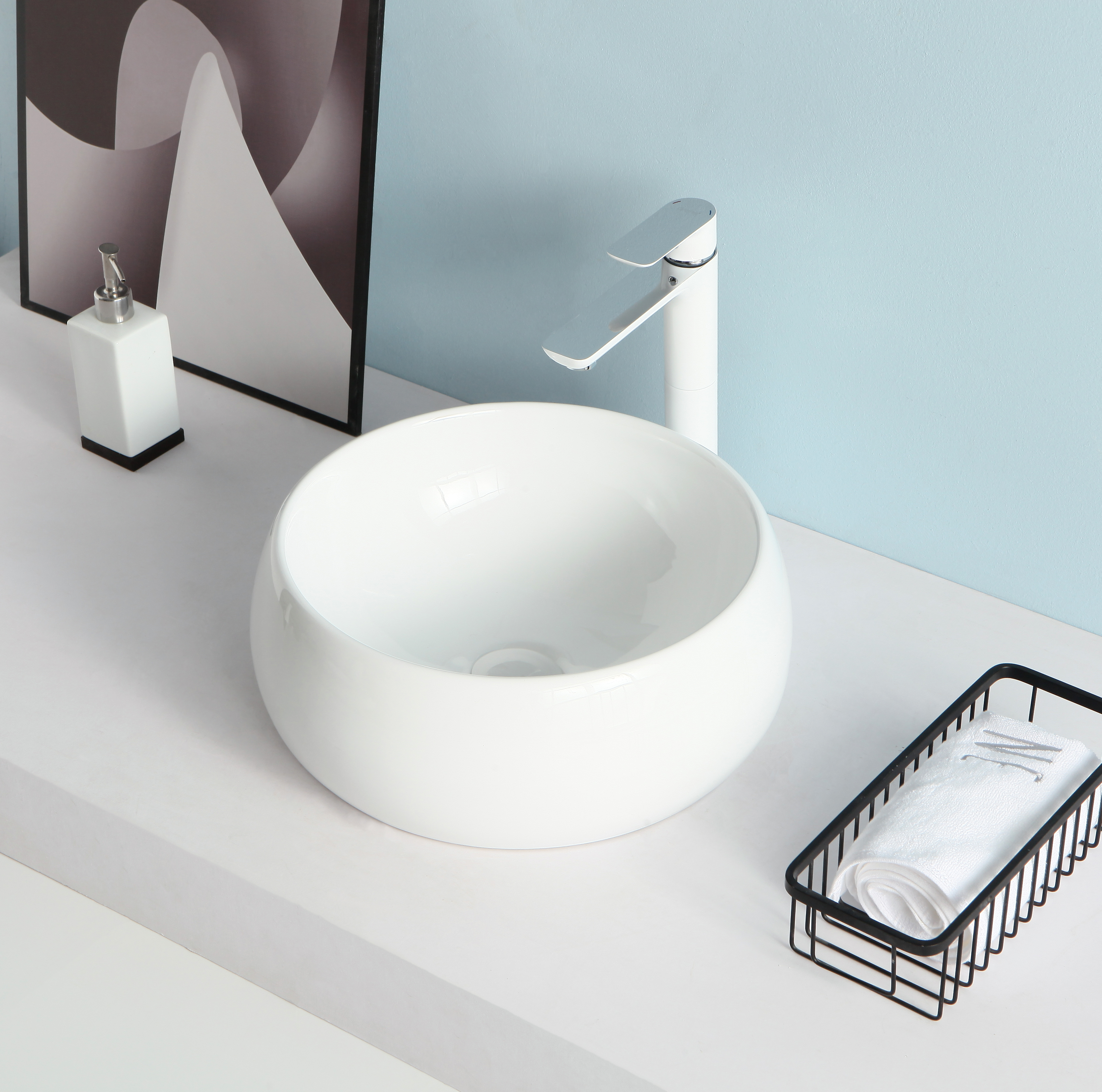 CHẬU LAVABO SỨ GAPPO GT103 - NHẬP KHẨU NGA CHÍNH HÃNG