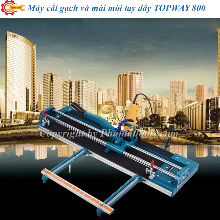 Máy Cắt Gạch Tay Đẩy Topway 800mm