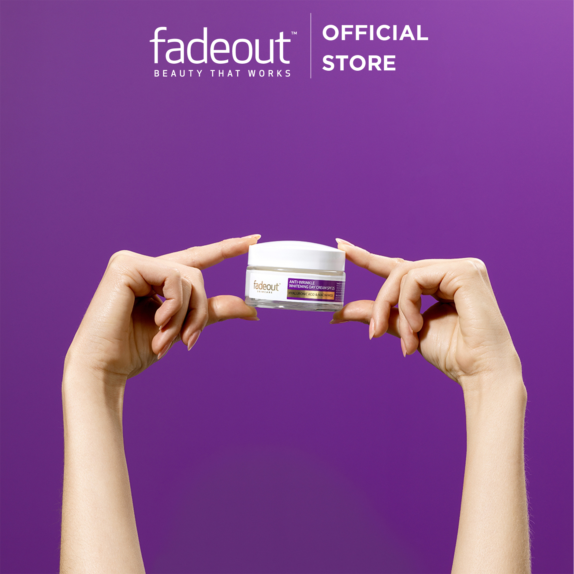 KEM DƯỠNG TRẮNG DA CHỐNG NHĂN MỜ NÁM BAN NGÀY - FADEOUT ANTI -WRINKLE WHITENING DAY CREAM SPF 25 50ML