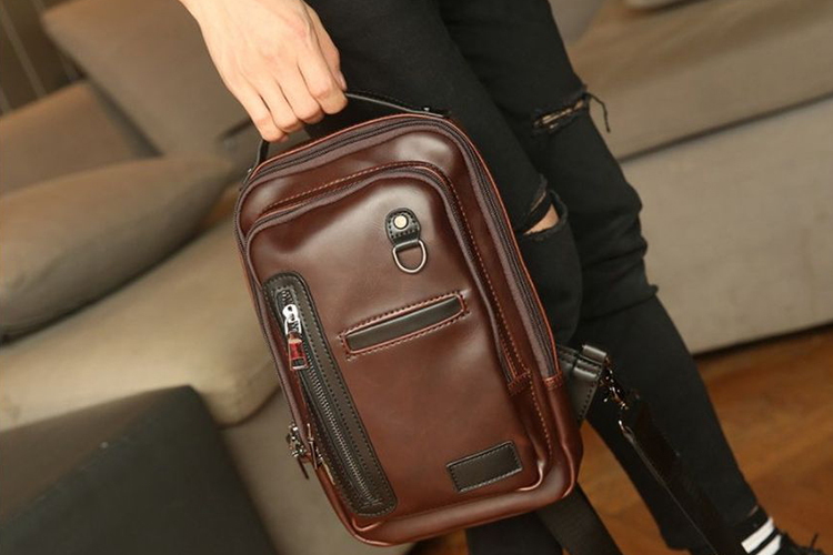 Balo Da Đeo Chéo 1 Quai Cho Nam