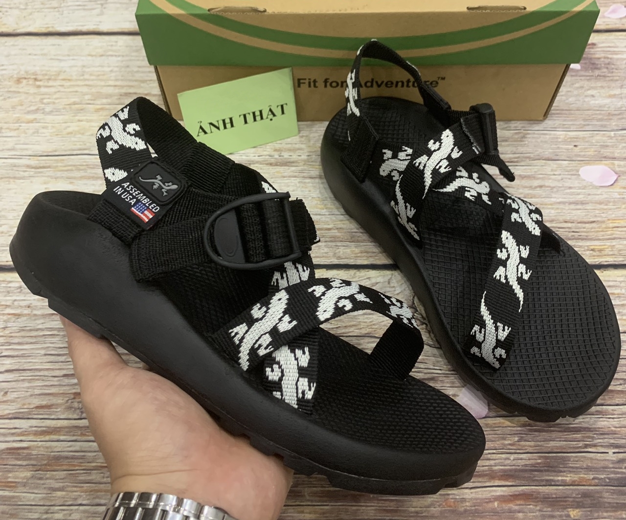 Giày Sandals Nam Quai Dù Kiểu Dáng Hàn Quốc Mã D155