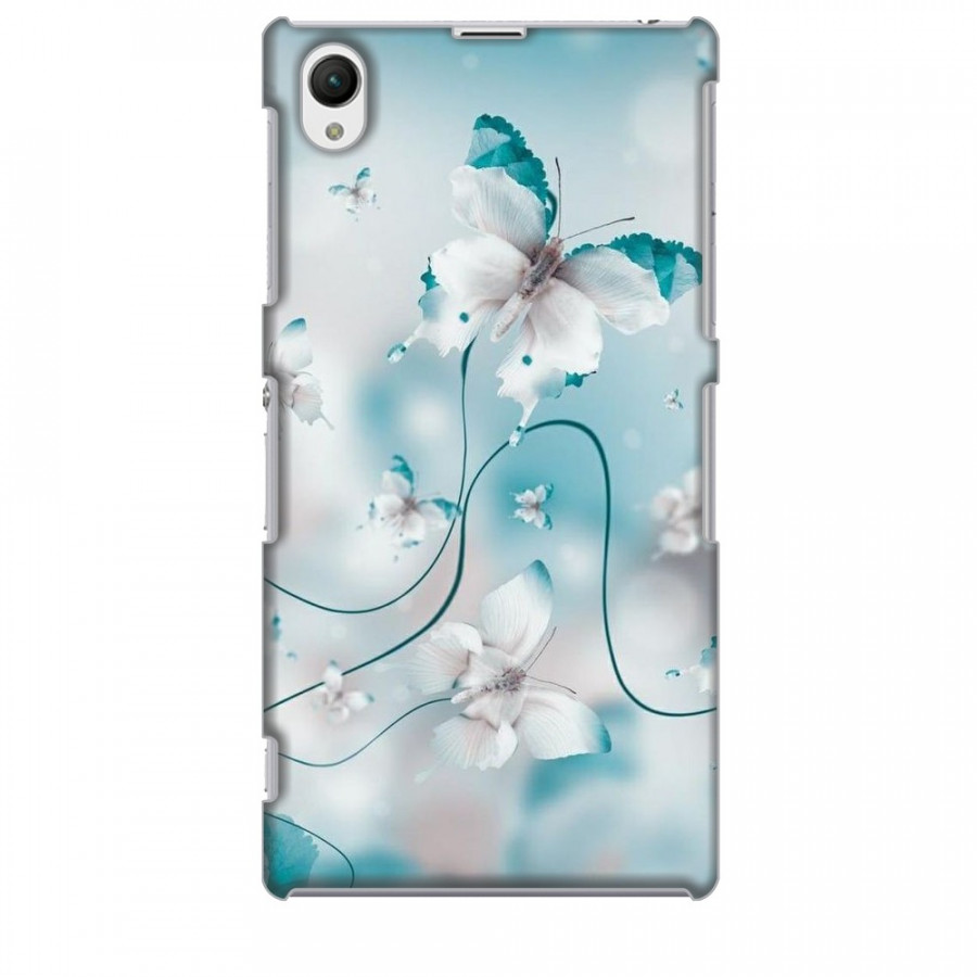 Ốp lưng dành cho điện thoại SONY Z1 Cánh Bướm Xanh Mẫu 1