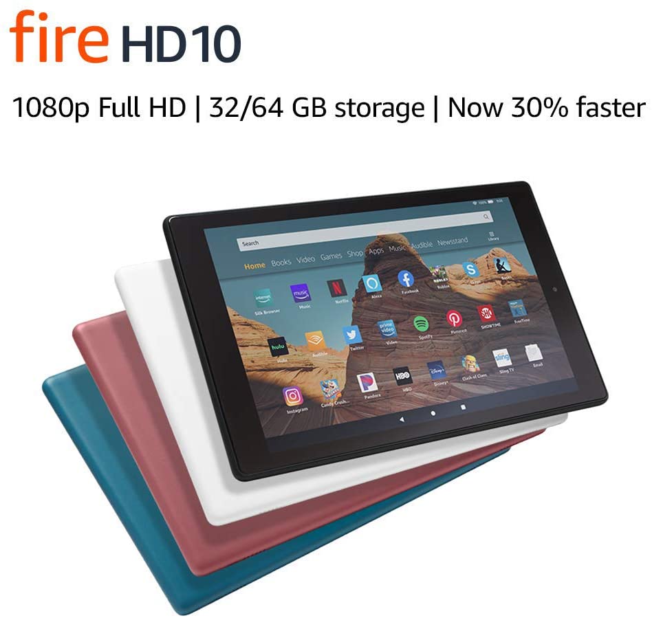Máy Tính Bảng Kindle Fire HD10 32GB - Hàng Nhập Khẩu - White