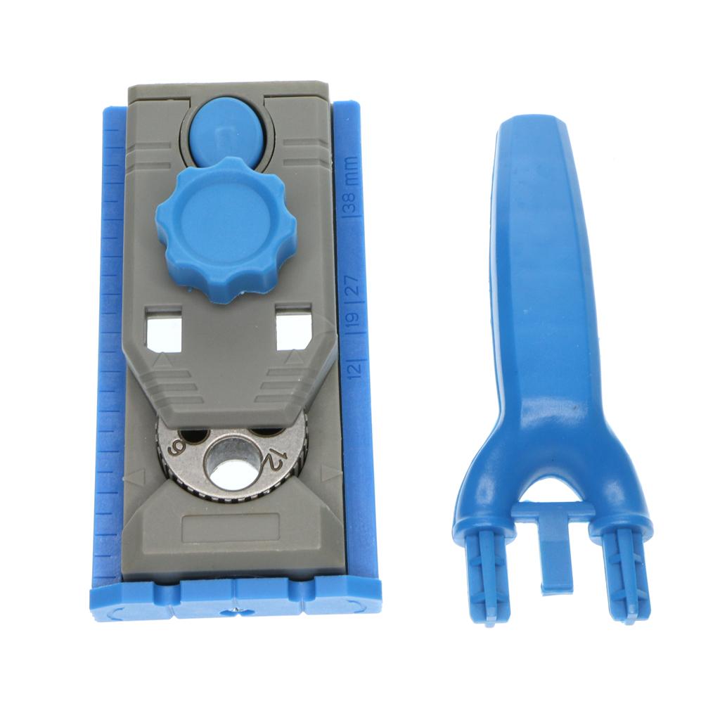 Jig Pocket Hole Drill Round Tenon Locator Woodworking Joinery Joining Tool