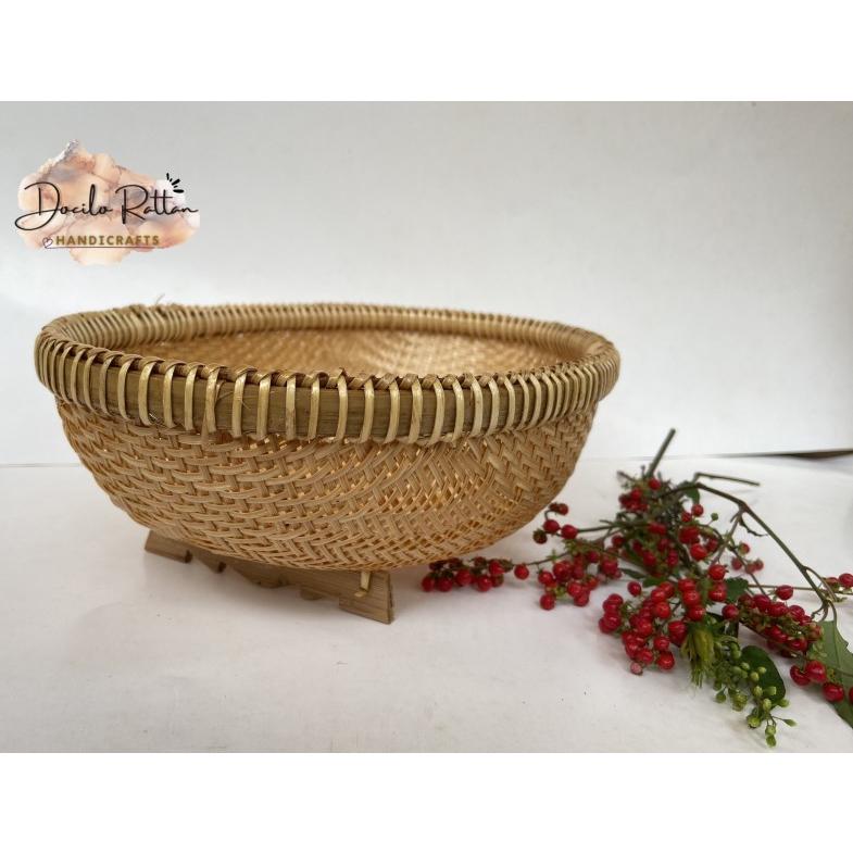 Rổ tre đựng rau, trái cây- hàng chất lượng cao- Rổ tre decor bếp