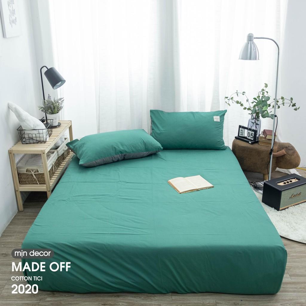 Ga Gối Tici Ga Trải Giường Nâu Mềm Mịn - Thiết Kế Mịn Decor