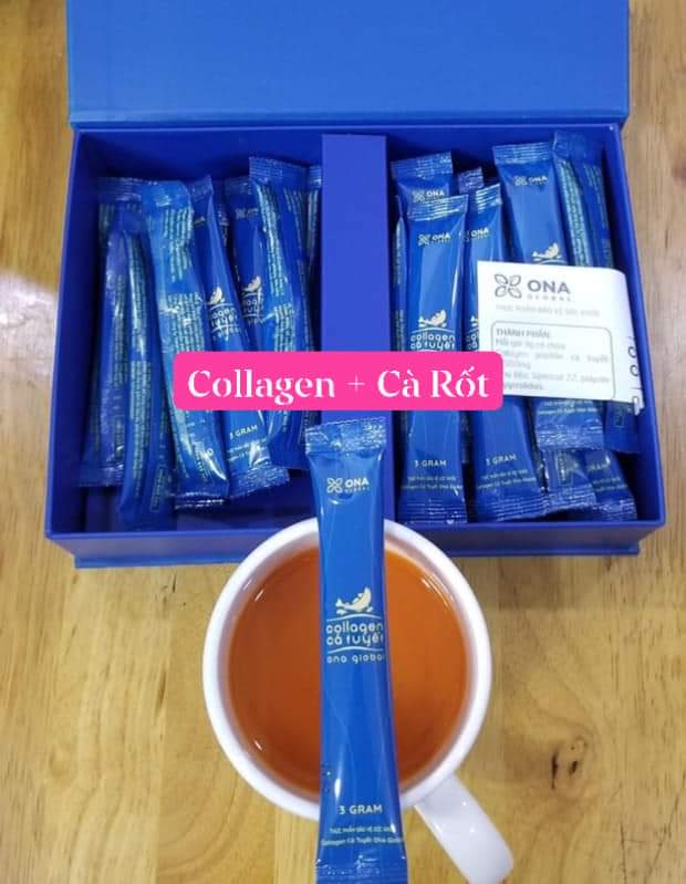 Combo 2 Collagen cá tuyết Ona Gobal làm đẹp da, da săn chắc, căng bóng ngậm nước ẩm mượt, ngăn ngừa lão hóa da - - Nhập khẩu 100% collagen cá tuyết từ Nauy của tập đoàn Seagarden