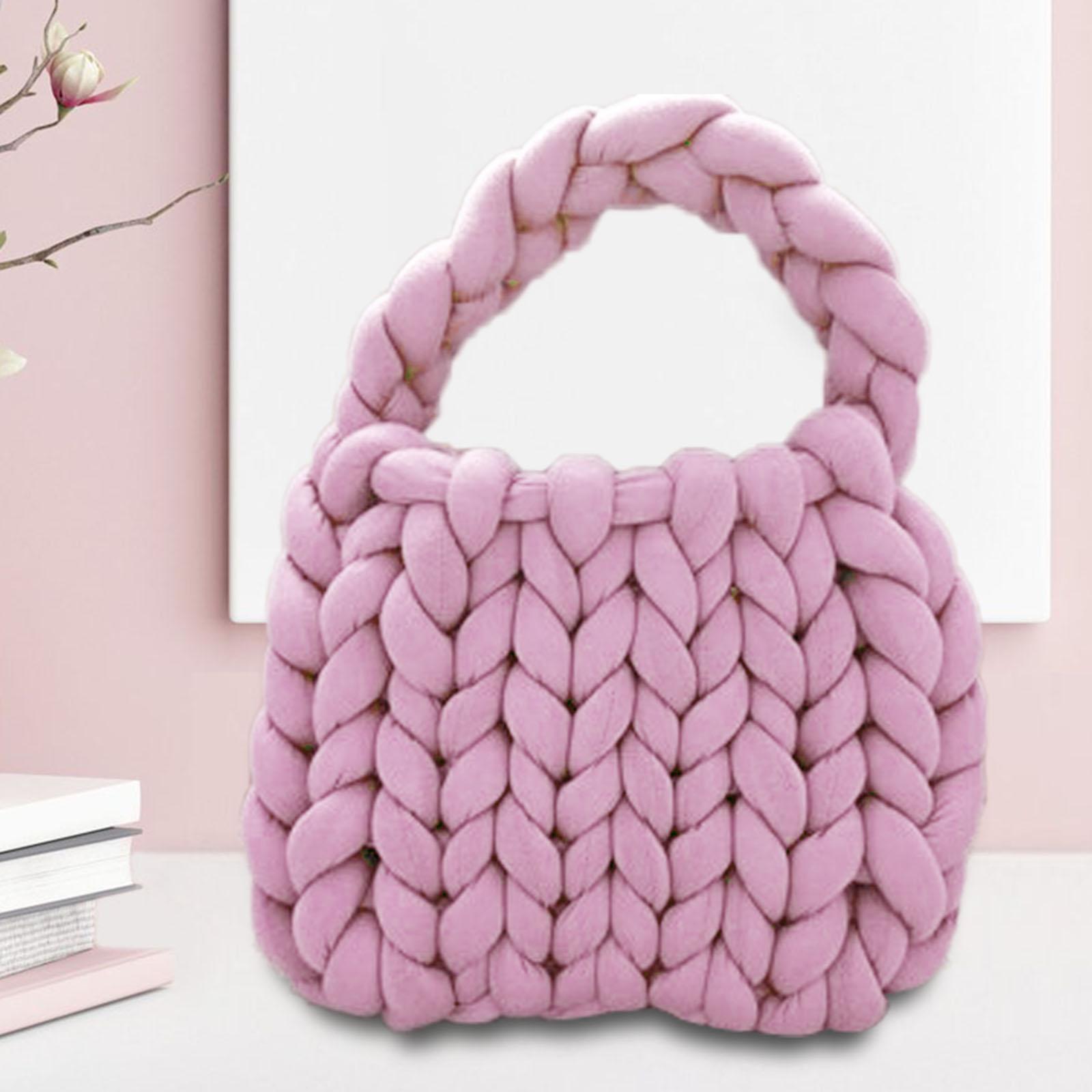 Giant Knitting Yarns Handmade Chunky Blanket Pillow DIY Hats Hand Crafts Mat