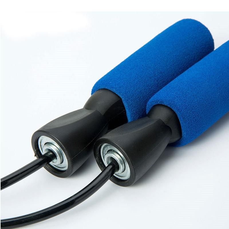 Dây nhảy thể thao SPORTY TS1 lõi dây PVC 6mm, tay nắm bọt xốp thoáng khí dây nhảy thể lực, tập Gym, boxing