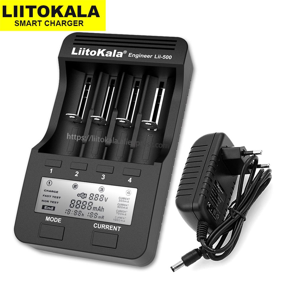 LIITOKALA LII-500 LII-PD4 LII-500S LCD 3.7V 18650 18350 18500 21700 20700B 20700 14500 26650